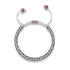Chamäleon-Links | Deluxe Kismet Armband | Weiß x Einhorn Silber